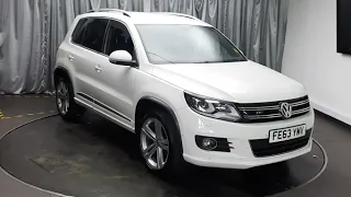 2013 VOLKSWAGEN TIGUAN 2.0 R LINE TDI BLUEMOTION TECH 4MOTION DSG 139 BHP FE63YMV