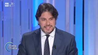 Francesco Silvestri ospite a "Porta a Porta" Rai1 21/05/2024