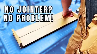 No Jointer - No Problem! Use your table saw as a jointer!