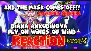DIANA ANKUDINOVA -FLY ON WINGS OF WIND -Диана Анкудинова -MASK IS OFF!!! REACTION #dianaankudinova