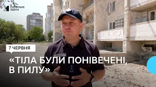 Діставав тіла людей: як рятувальник працював на місці ракетного удару по Сергіївці