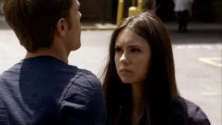 TVD 2x1 - Elena begs Stefan not to fight Damon for trying to kiss her | Delena Scenes HD