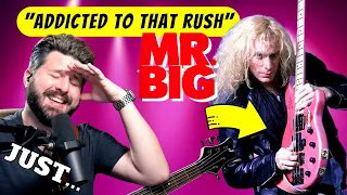 Young Billy Sheehan was OUT OF CONTROL! Bass Teacher REACTS to "Addicted To That Rush" | MR. BIG