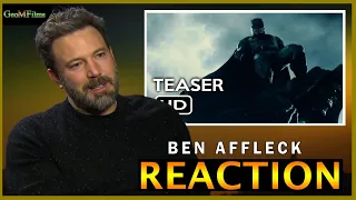 Ben Affleck REACTION Batman Justice League Teaser Trailer REDUB Snyder Cut