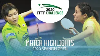 Honoka Hashimoto vs Yang Xiaoxin | 2020 ITTF Spanish Open Highlights (Final)