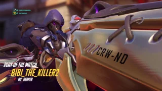 Overwatch:Reaper Team Kill|Play Of The Game!|