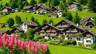 Heavenly Grindelwald After Refreshing Summer Rain ! Switzerland 4k🇨🇭Swiss Valley