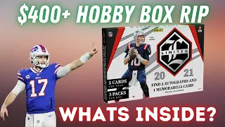 2021 Panini Limited Football Hobby Box. 2 Autos + Chunky Patch!