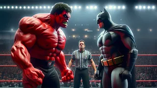 RED HULK VS BATMAN - EPIC BATTLE