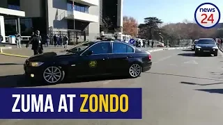 WATCH: Former President Jacob Zuma arrives at Zondo commission