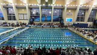 18.27 50 FREESTYLE?! Bjorn Seeliger 50 Free Lead-off | 2022 NCAA Swimming Championships