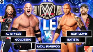 Fatal Four Way Match For The Wwe World Heavyweight Championship | WWE2K23