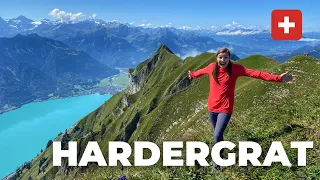 BEST HIKES IN SWITZERLAND: Hardergrat Ridge | Swiss Alps Hike near Interlaken and Lake Brienz