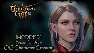 BALDUR'S GATE 3 || Beautiful Drow [Original Character #72] - Female Character Creation