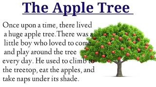 Learn English Through Story | The Apple Tree 🌳- Level-1 | Learn English Through Stories