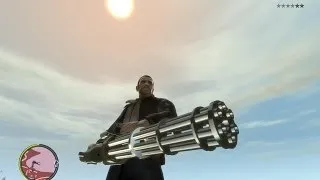 [GTA IV MOD] Minigun script mod inspired by GTA V