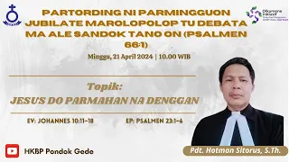 [LIVE/REPLAY] PARTORDING NI PARMINGGUON JUBILATE | MINGGU, 21 APRIL 2024 PKL 10.00 WIB