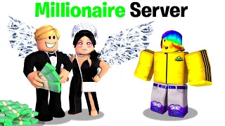 I joined a BrookHaven Millionaire Server.. (Roblox)💰🎩