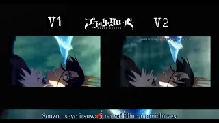 Black Clover Opening 13 -Grandeur- (Version 1 and 2) Comparison (READ DESCRIPTION)