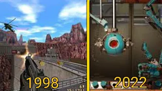 The evolution  of Valve games (1998-2022)