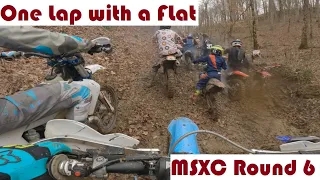 '22-23 MSXC Rd 6 “The Hideout"  |  Senior C: Flat Tire on 1st Lap :(