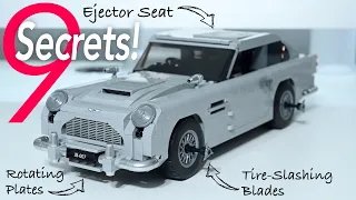 LEGO James Bond DB5 -- 9 Hidden Secrets & Gadgets Revealed!! EJECTOR SEAT!?