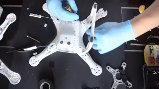 DJI Phantom 3 Pro/Adv - Replacing / Changing / Fixing the Shell - Part 3/6