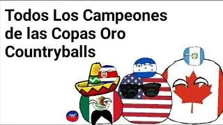 Todos los Campeones de las Copas Oro - Countryballs