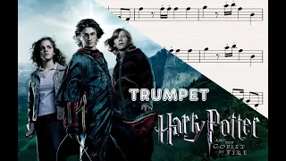 Hogwarts' March - Harry Potter and the Goblet of Fire - Patrick Doyle -Trumpet Sheet Music Tutorial
