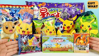 Satisfying Unboxing Pokemon Stuff Eating ASMR 【 GiftWhat 】