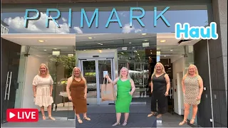 Primark Haul Live 🩵 Neue Sommerkollektion | Kleider | Schuhe | Accessoires | Shoppingvlog