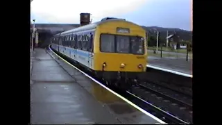British Rail Regional Railways 1994-Llandudno Junction & Rhyl, Classes 37, 101, 156 & 158 Sprinter