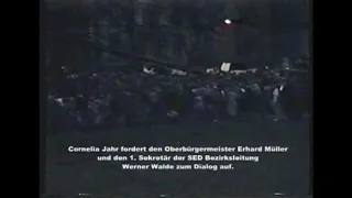 Cottbus, 30.10.1989: Erste Demonstration gegen die DDR-Führung