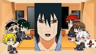 BNHA  REACCIONA  A  MENMA UCHIHA UZUMAKI.💙