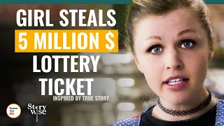 Girl Steals 5 Million $ Lottery Ticket | @DramatizeMe.Special