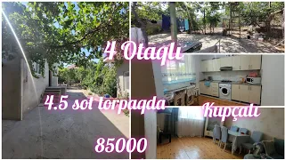 Saray Qəsəbəsində 4.5 sot torpaqda 4 Otaqlı Kupçalı Həyət Evi Satılır. 85000 man. 0508740416