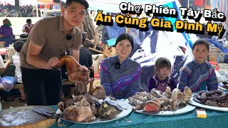 Chị Em Nhà Mỷ Diện Váy H'mông Náo Loạn Cả Chợ Phiên, Mỷ Thay Mẹ Đưa Các Em Đi Chơi Chợ.