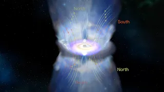 Black Hole's Magnetic Field May Have Flipped! Dark Energy May be Involved