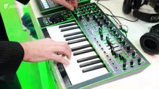 Musikmesse 2014 - Roland AIRA System-1 Plug-Out Synthesizer Demonstration.