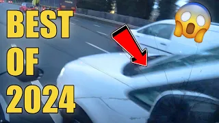 Mirror Smash! - INSANE Motorcycle Crashes, Road Rage and Close Calls of 2024! Ep.20