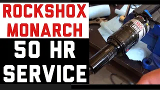 Rockshox Monarch (RT3) 50 hr Service (MONARCH shocks use BANDS, not TOKENS)