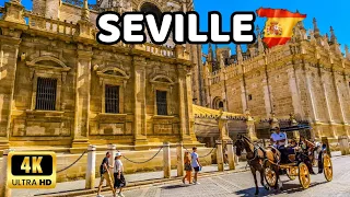 🇪🇦[4K] SEVILLE - Amazing City in Spain - Walking Tour, Andalusia