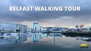 Belfast City Centre Walking Tour 4K 60fps | June 2022