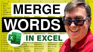 Excel - Learn How to Merge Cells in Excel Faster - Excel Tutorial - Episode 578