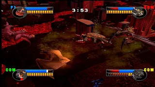 Godzilla: Unleashed (PS2) PCSX2 - Fire Rodan VS. Megalon, Baragon, Megaguirius