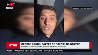 GEORGE SIMION, SĂLTAT DE POLIȚIE AZI NOAPTE_Știri B1_30 sept 2022