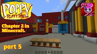 Poppy Playtime chapter 2 Toy Factory Tutorial in Minecraft Part 5.