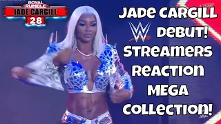 Jade Cargill WWE Debut at Royal Rumble 2024! Streamers React MEGA collection!!