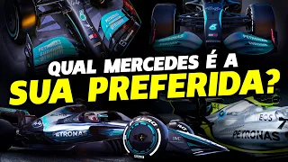 NOVA MERCEDES EM VERSÕES INCRÍVEIS CRIADAS POR ARTISTAS | W13 LAUNCH FÓRMULA 1 | GP EM CASA