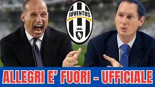 JUVENTUS, ULTIME NOTIZIE: ALLEGRI LASCIA LA PANCHINA DOPO UNA LITE FURIOSA CON ELKANN!